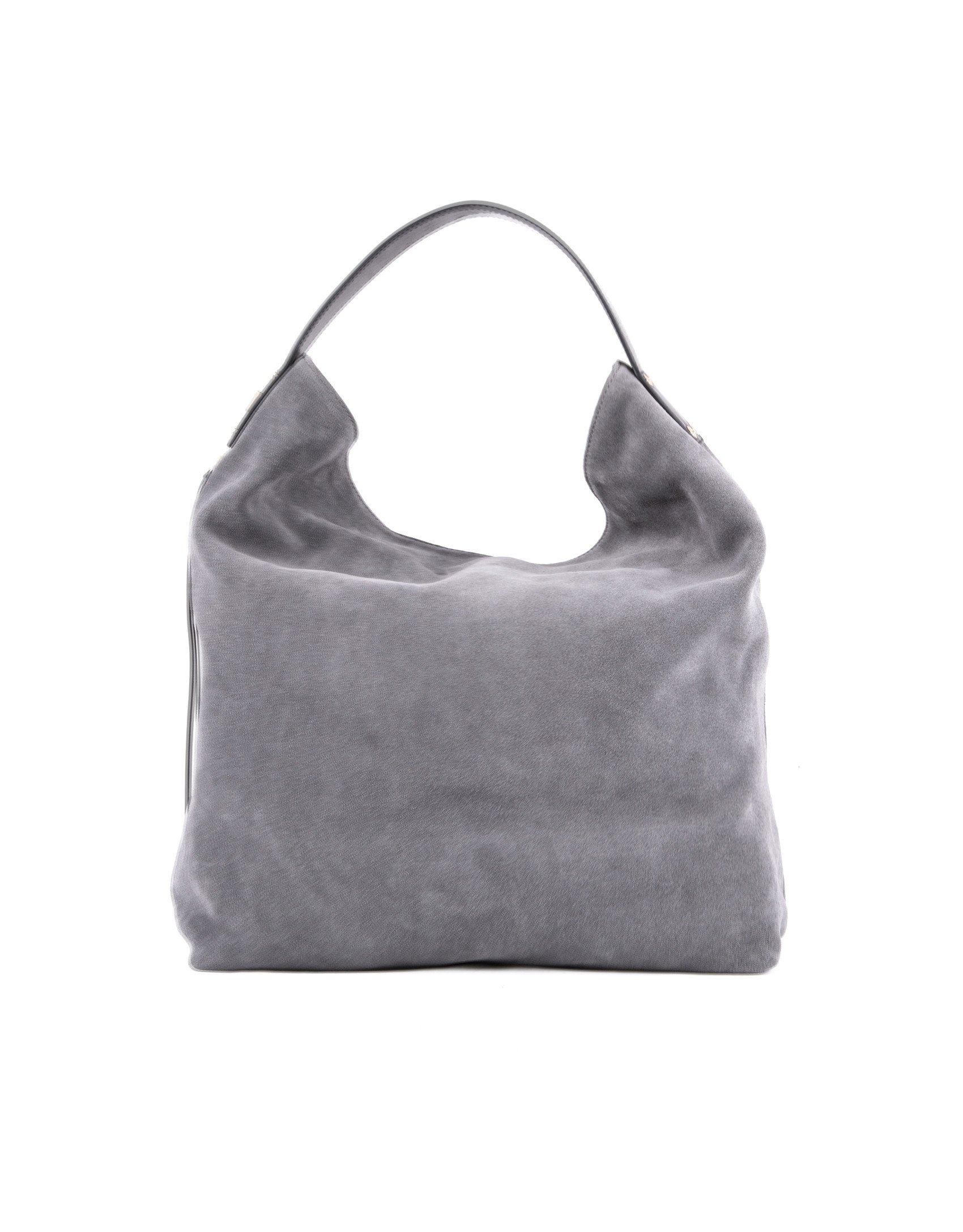 Bolso Tote Albert Zipper serraje gris