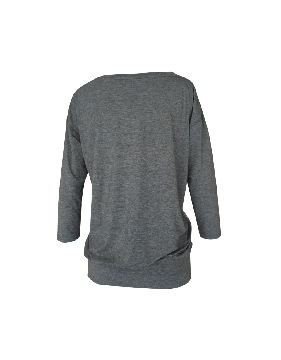 Camiseta gris fucsia Pop Art