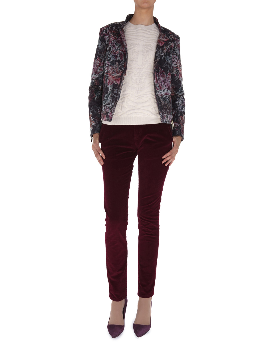 Cazadora perfecto estampado floral