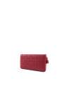 Red leather wallet