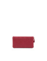 Red leather wallet