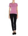 Pale pink wool and silk top