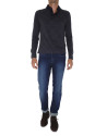 Diamond design jacquard polo shirt