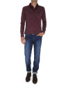 polo jacquard rombos