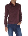 Diamond design jacquard polo shirt