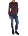 Diamond design jacquard polo shirt
