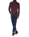 Diamond design jacquard polo shirt