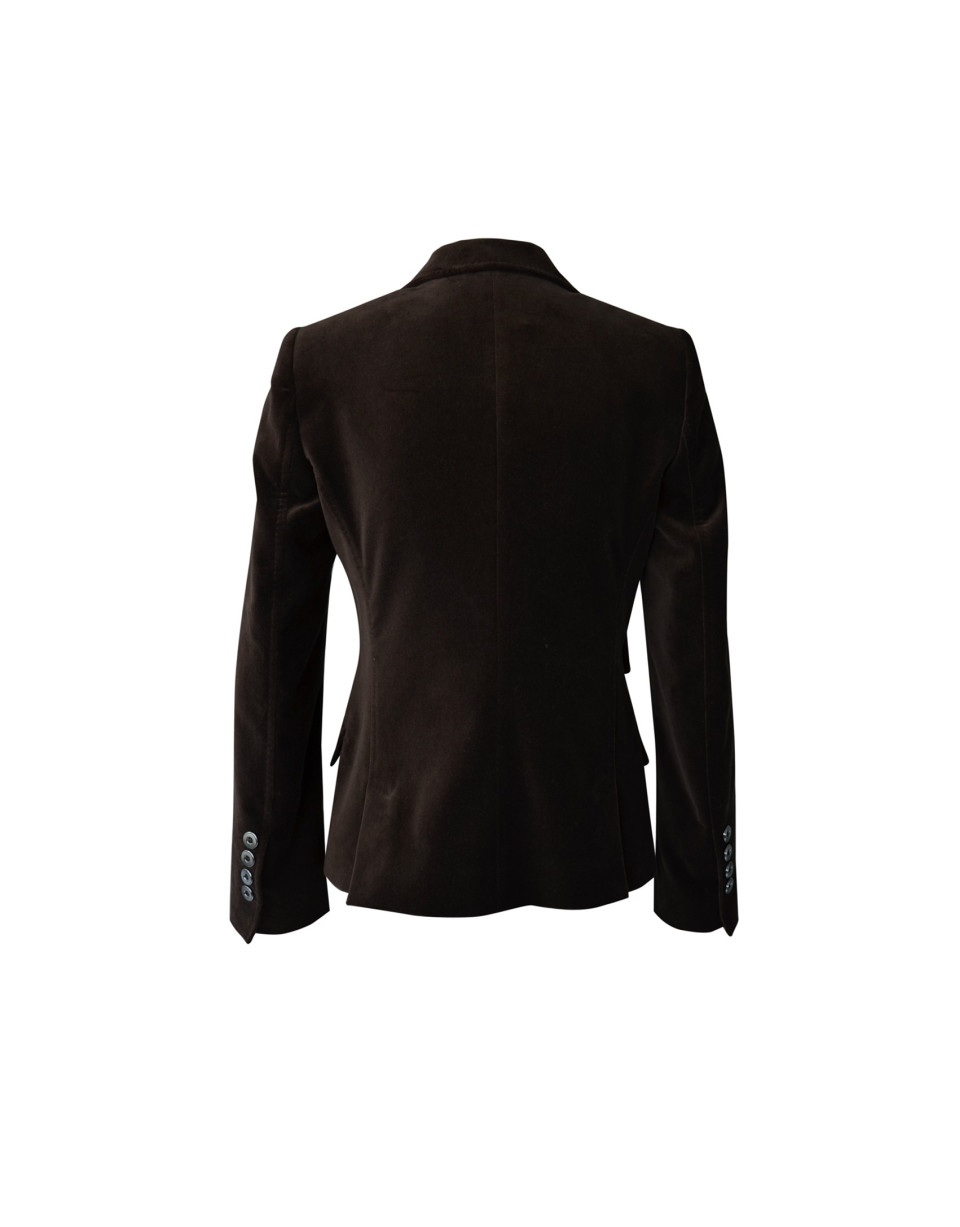 Blazer terciopelo marrón