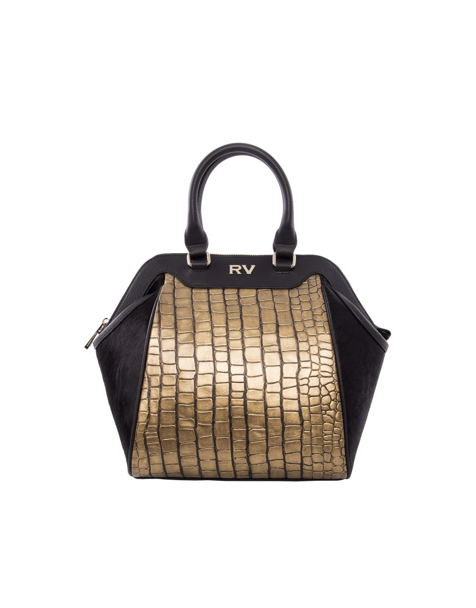 Jude Bronze metallic alligator.