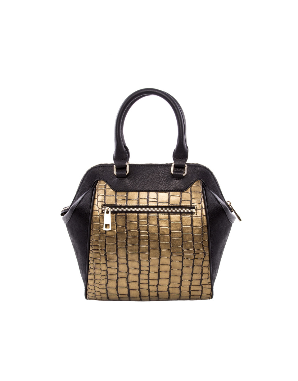Jude Bronze metallic alligator.