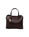 Bolso Satchel Ryan Line piel marrón