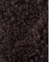 Brown fake fur infinity scarf 