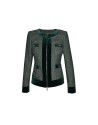 Bottle green tweed jacket