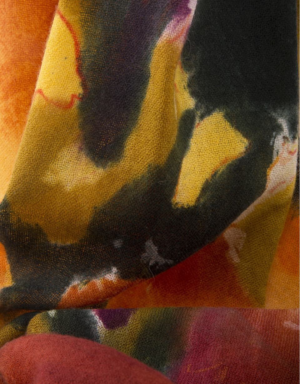 Foulard fantasía rojizos