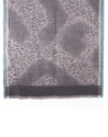 Gray animal print scarf 