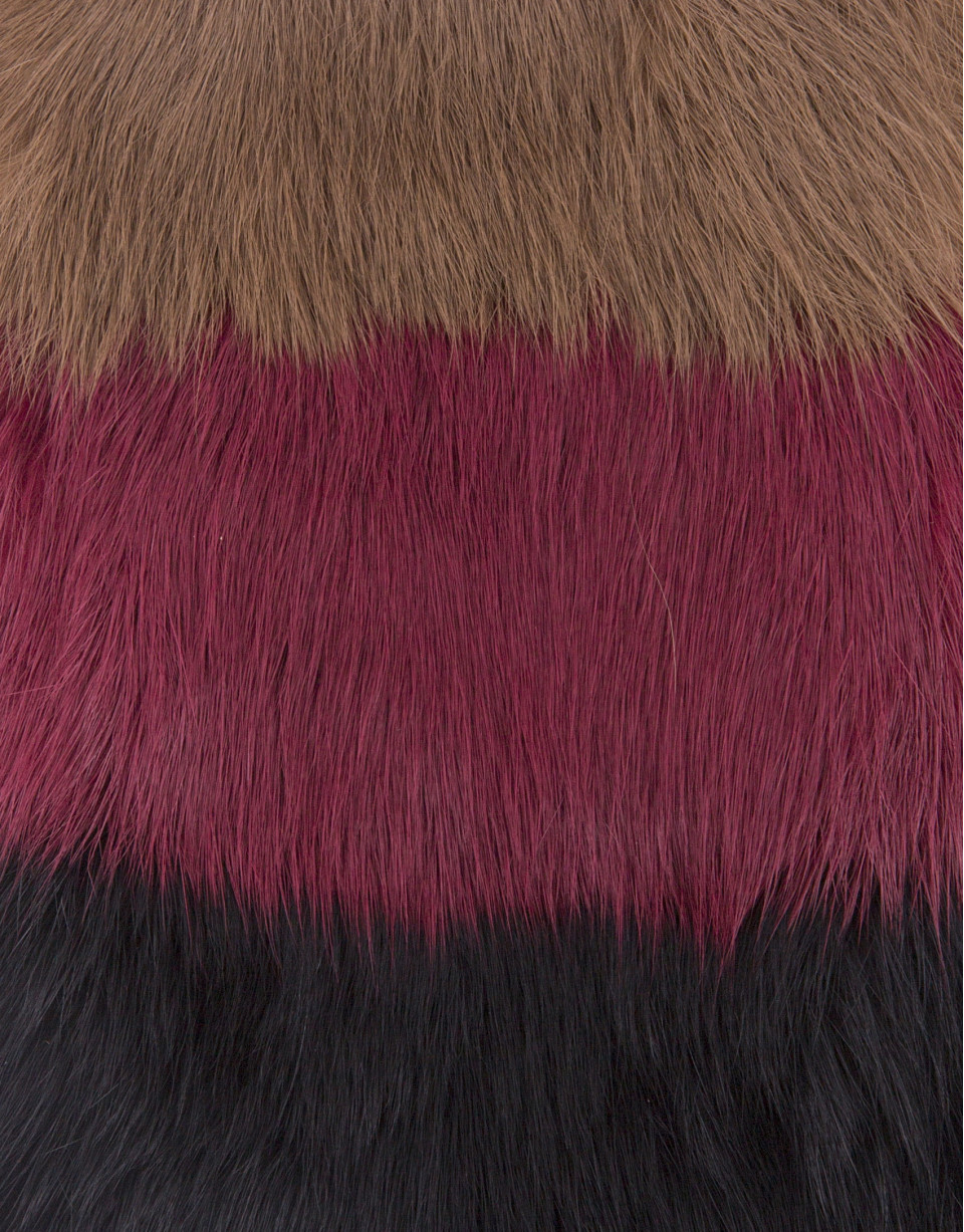 Manopla tricolor pelo