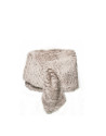 Cubre hombros pelo conejo beige