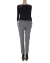 Pantalón recto bolsillo francés cheviot gris