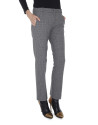 Pantalón recto bolsillo francés cheviot gris