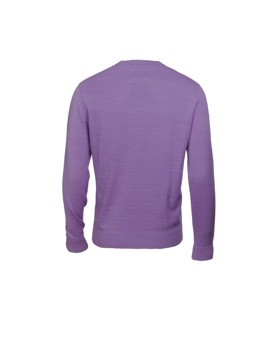 Jersey lana y cashmere lila
