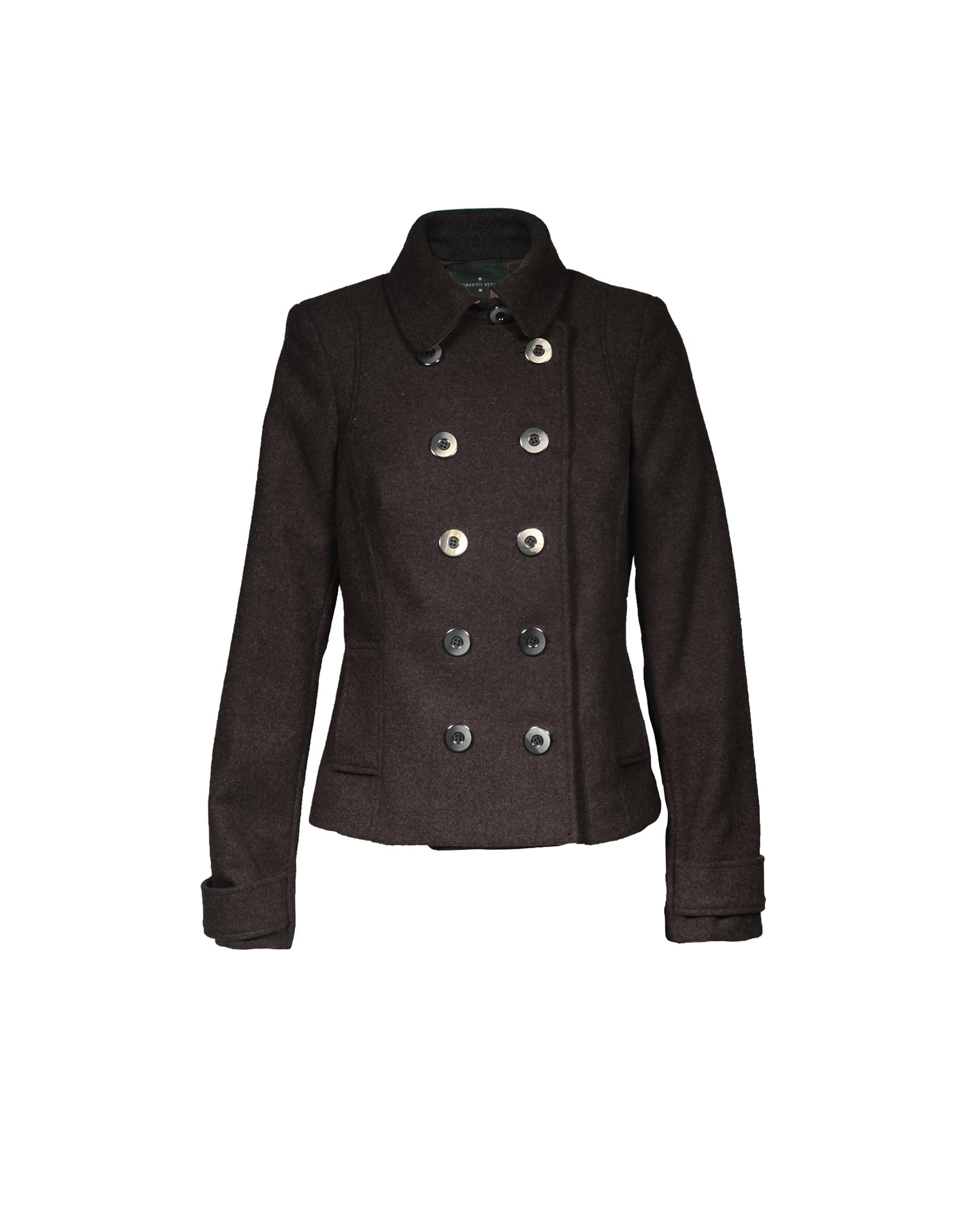 Chaquetón corto marrón