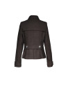 Chaquetón corto marrón