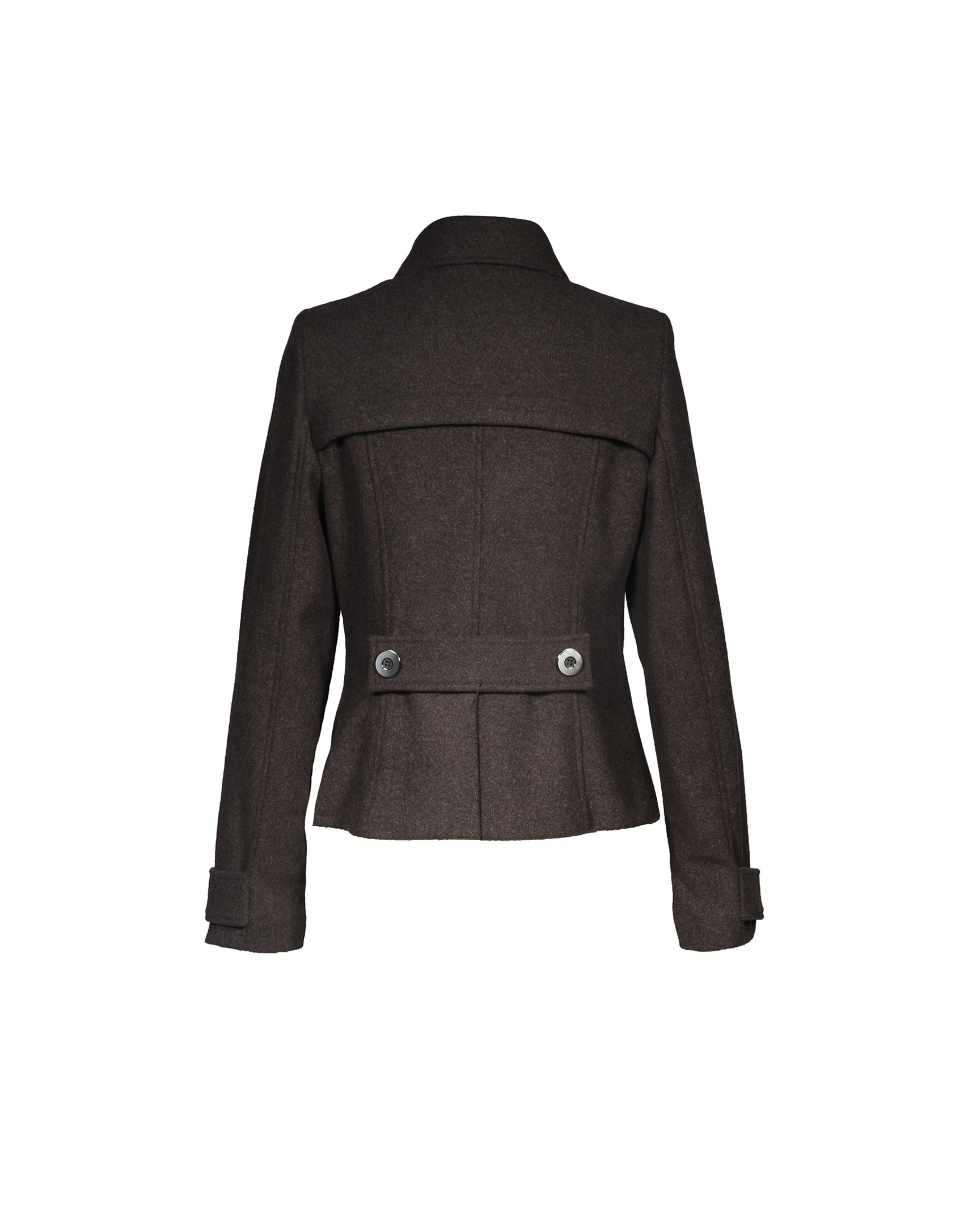 Chaquetón corto marrón
