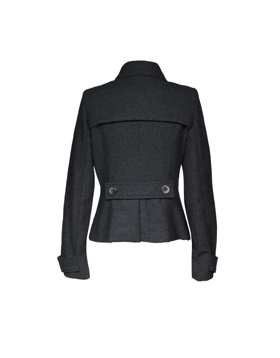 Chaquetón corto gris