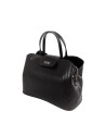 Bolso Satchel Ryan Line piel negro