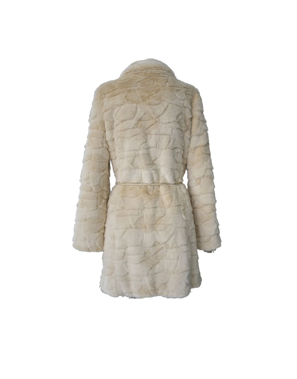 Trench pelo ecológico beige