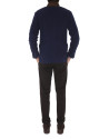 Navy blue knit jacket