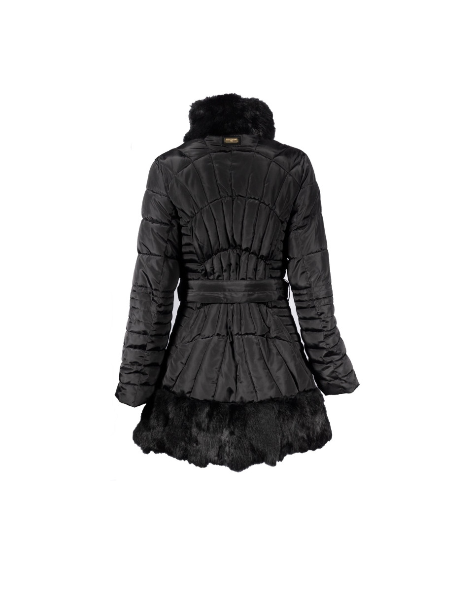 Trench negro aplicaciones pelo