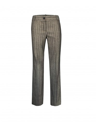 Grey and golden stripe pants