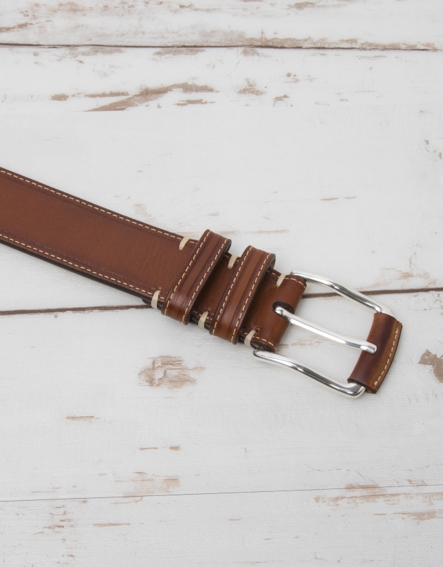 Leather colored belt
