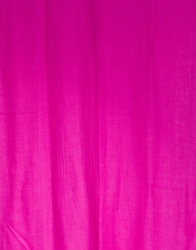 Foulard liso en rosa