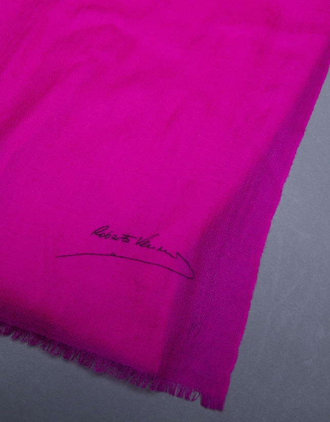 Plain pink foulard 