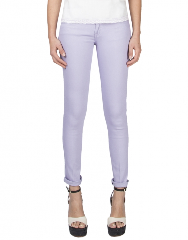 Lavender straight pants
