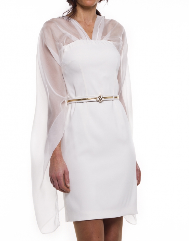 Short white dress