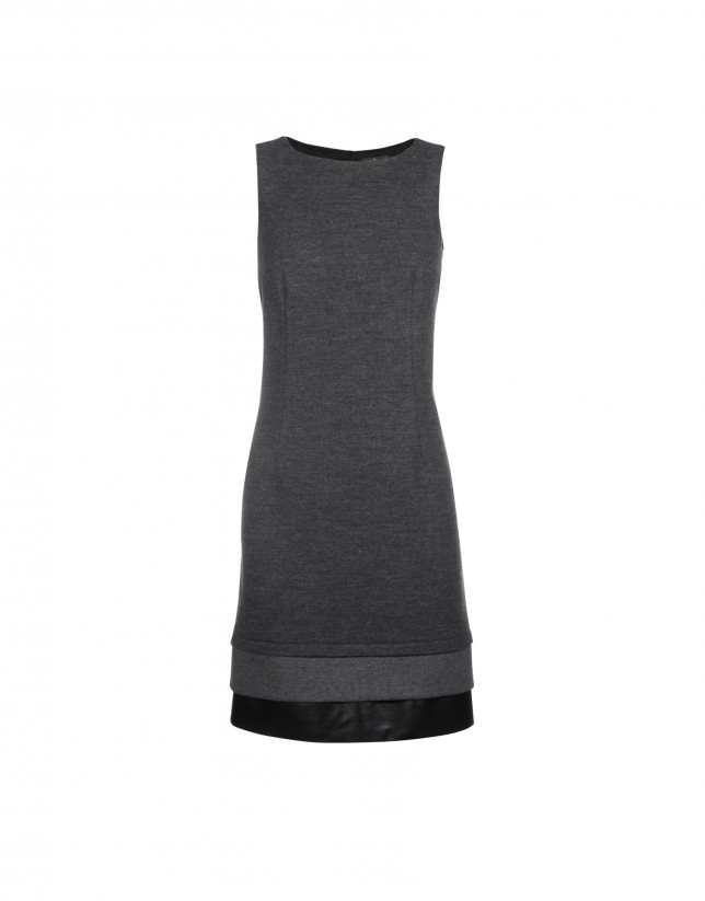 Grey sleeveless dress