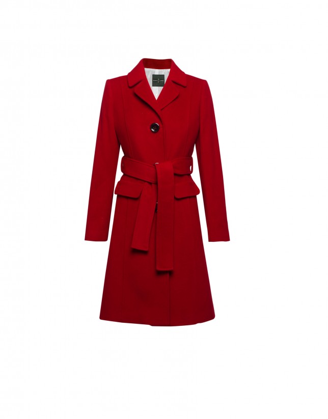 Red cloth coat