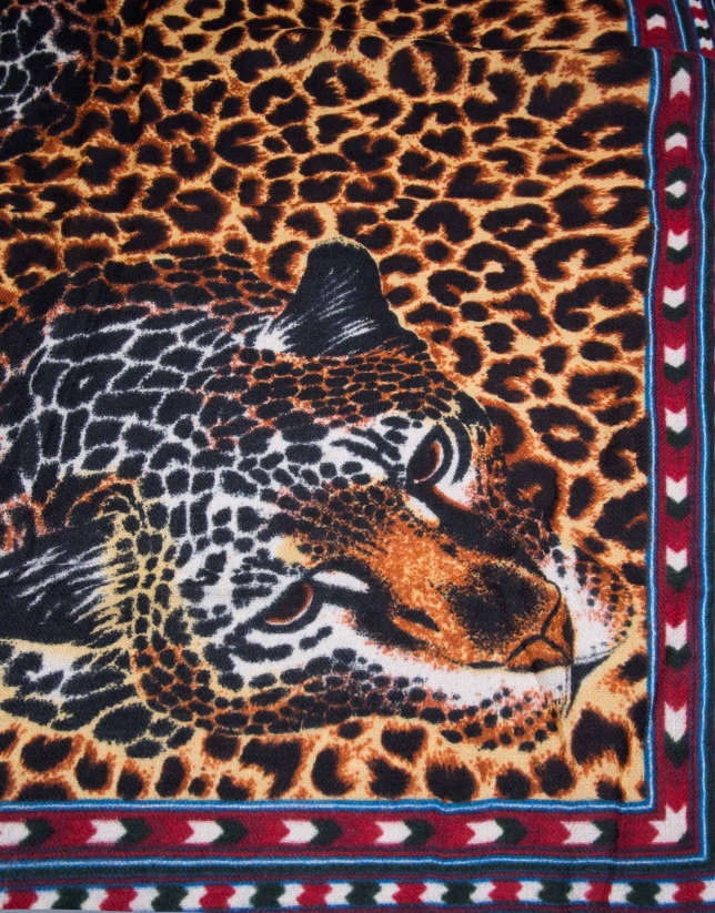 Leopard print scarf  