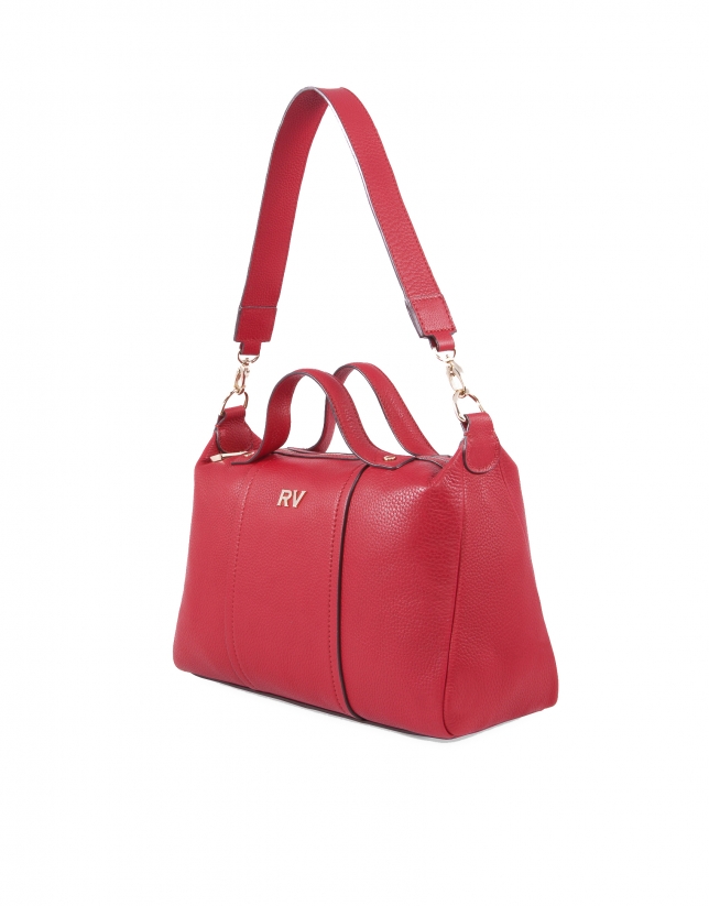 Samuel red leather bag 