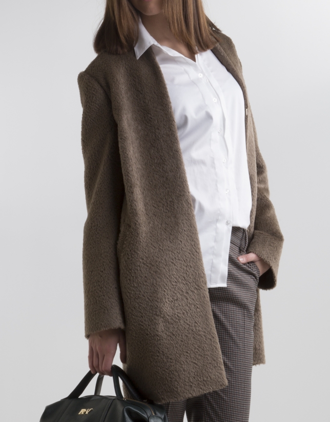 Brown coat