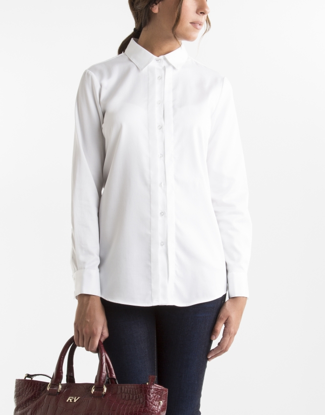 White cotton shirt
