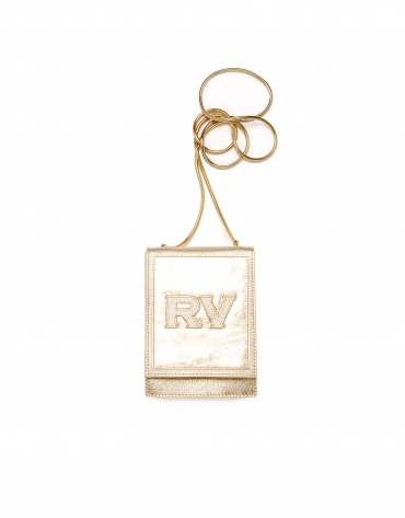 Gold leather mini Eme shoulder bag