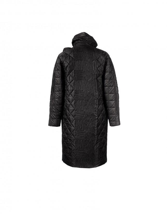 Black down coat