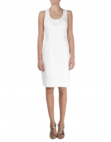 Off white sleeveless dress 