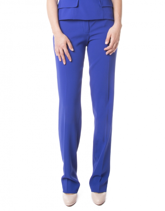 Klein blue straight pants