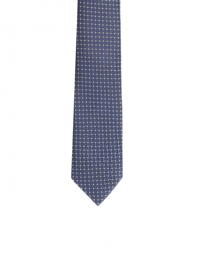 Diamond print necktie