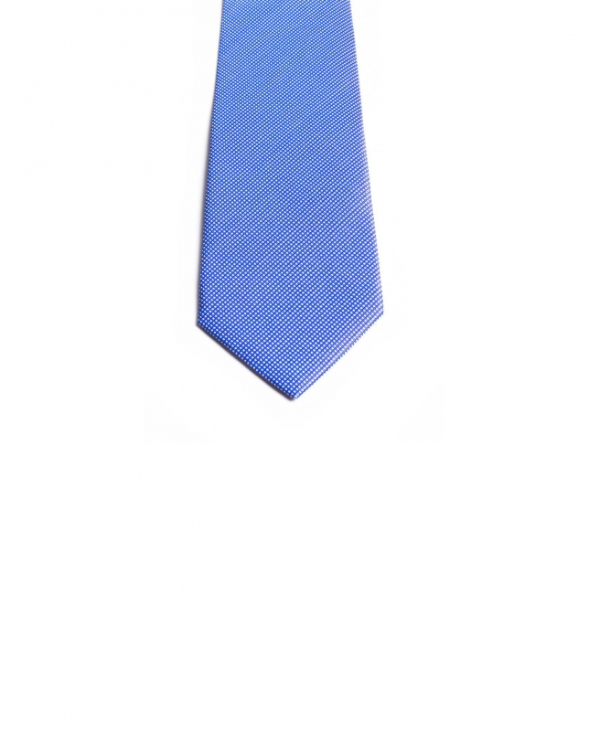 Micro-checked tie 